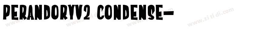 Perandoryv2 Condense字体转换